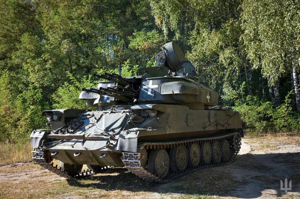 Зенитная самоходная установка ЗСУ-23-4 «Шилка» на вооружении 36 ОБрМП ВСУ