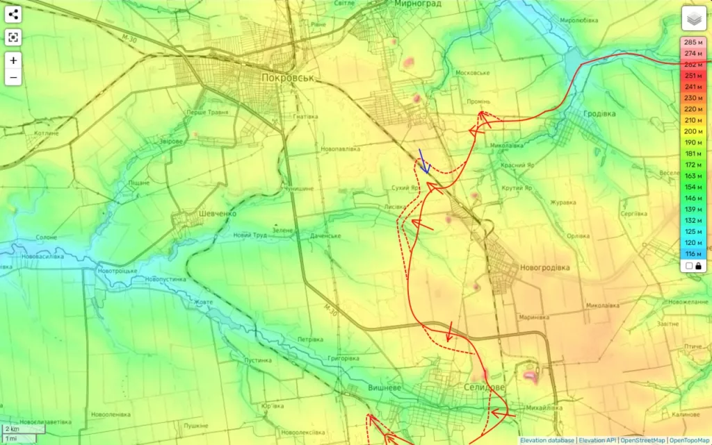 Юрий Подоляка: Покровско-Селидовское направление на утро 15.10.24