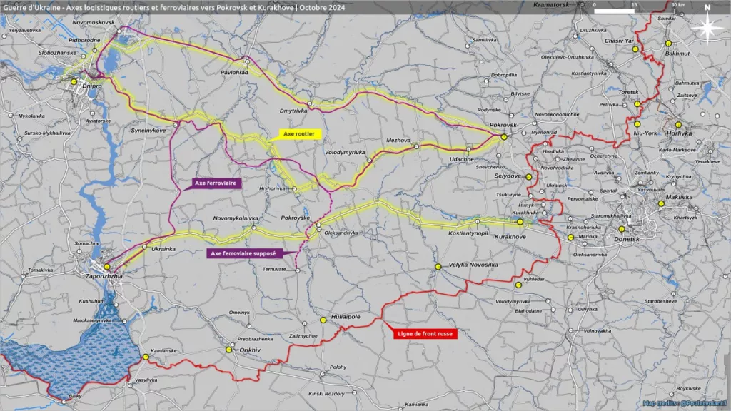 К разговору о планах ВС РФ ударить в сторону Днепра, а не задерживаться на Донбассе