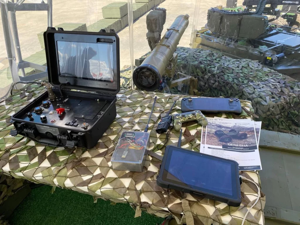 Дистанционно-управляемый противотанковый ракетный комплекс "Фагот" с тепловизионной насадкой "Смуглянка"