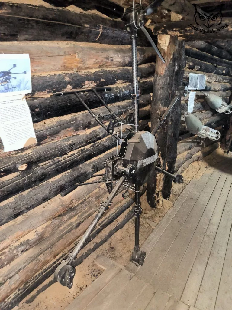 Подземный музей вражеских трофеев одного из подразделений в зоне СВО