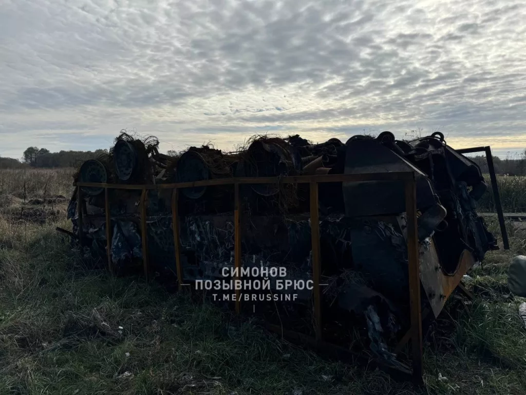 Уничтоженная техника противника в Курской области