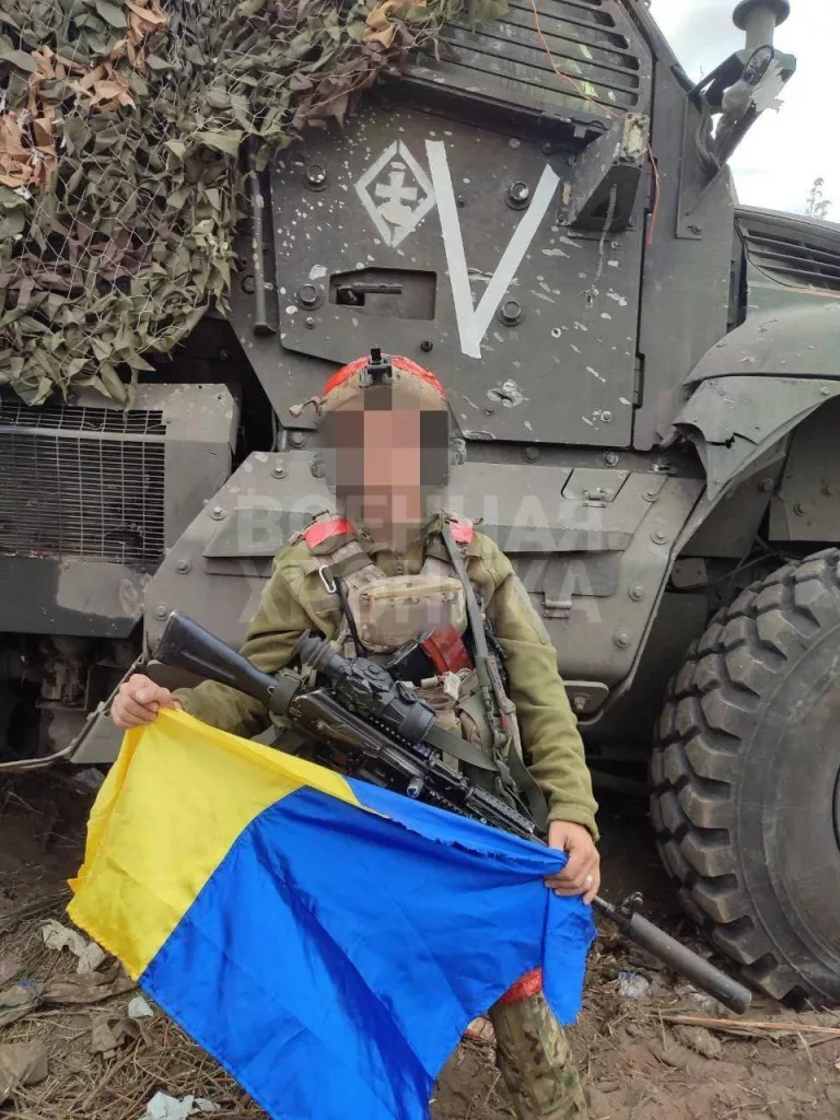 Трофейный International MaxxPro ВСУ в Курском приграничье