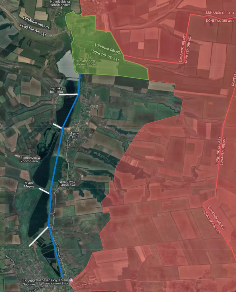 После того, как МО РФ официально объявило о взятии Новосадового в ДНР, ситуация на стыке ЛНР и ДНР для украинской армии существенно осложнилась