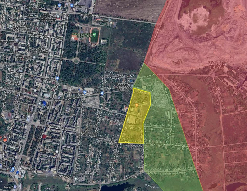 В Селидове к ночи дело пошло существенно бодрее