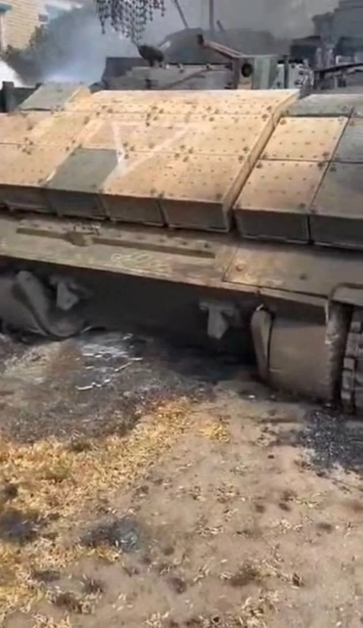 Уничтоженная, предположительно, в Курской области украинская БМП M2A2 Bradley ODS-SA