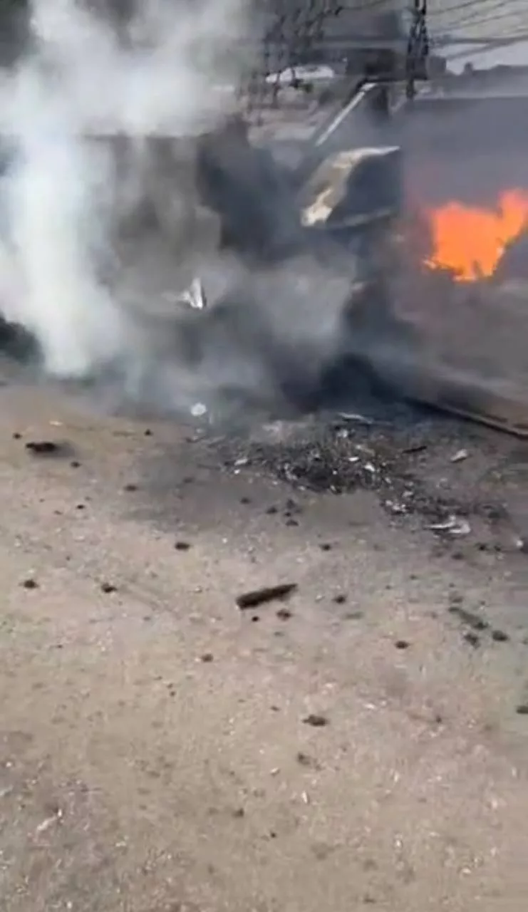 Уничтоженная, предположительно, в Курской области украинская БМП M2A2 Bradley ODS-SA