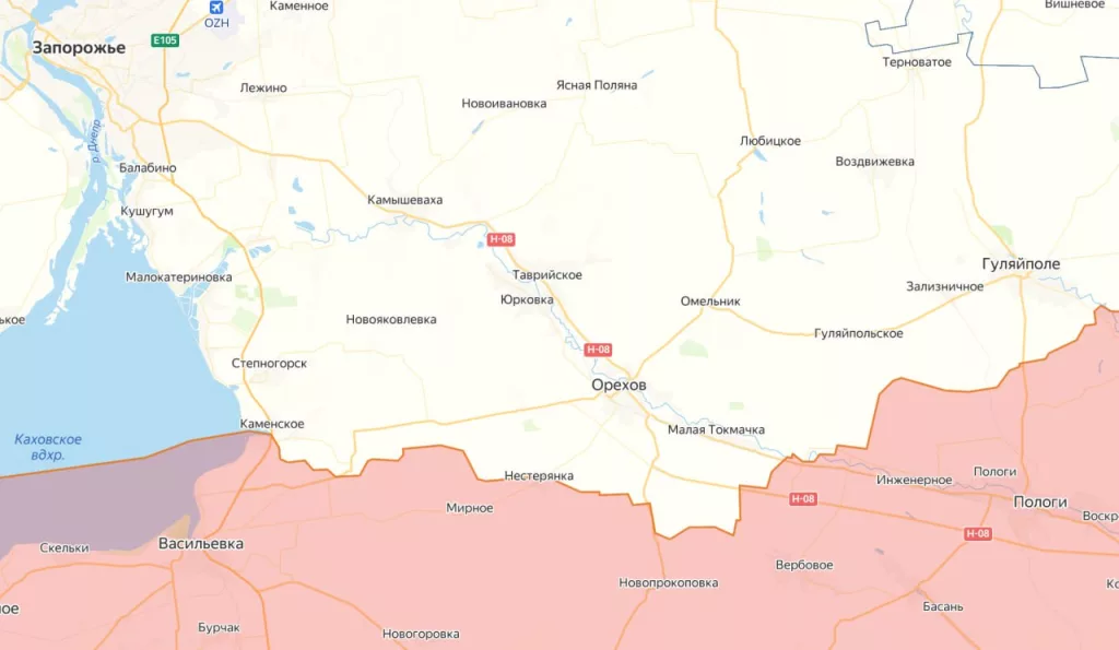 Пишут с Запорожского фронта