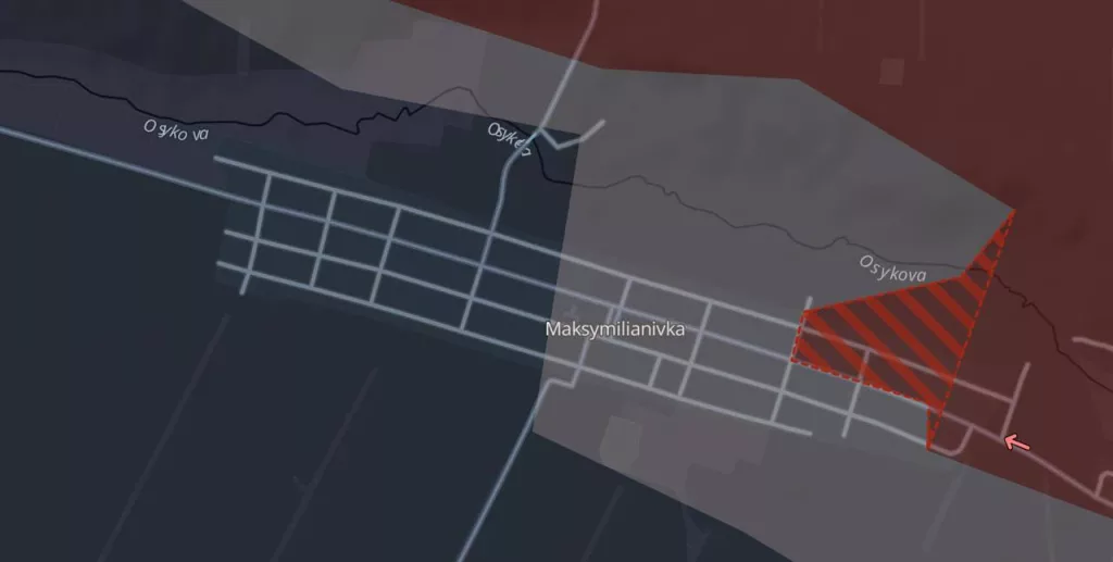 Украинские ресурсы сообщают, что ВС РФ активно продвигаются к югу от Селидово, в Цукурино и в Максимильяновке ДНР