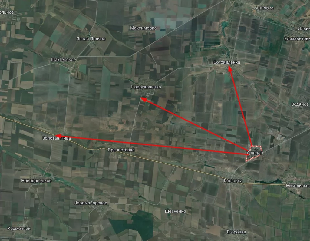 Некоторые украинские каналы начинают сообщать, что после потери Угледара начинает прилетать по новым позициям ВСУ в 20-километровой зоне от прежних потерянных позиций