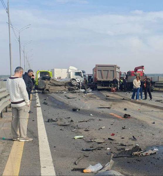 Жуткая авария на трассе в Подмосковье