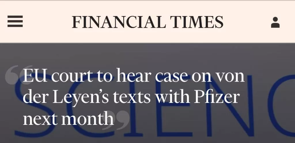 Главу ЕК фон дер Ляйен будут судить за отказ публиковать переписку с Pfizer