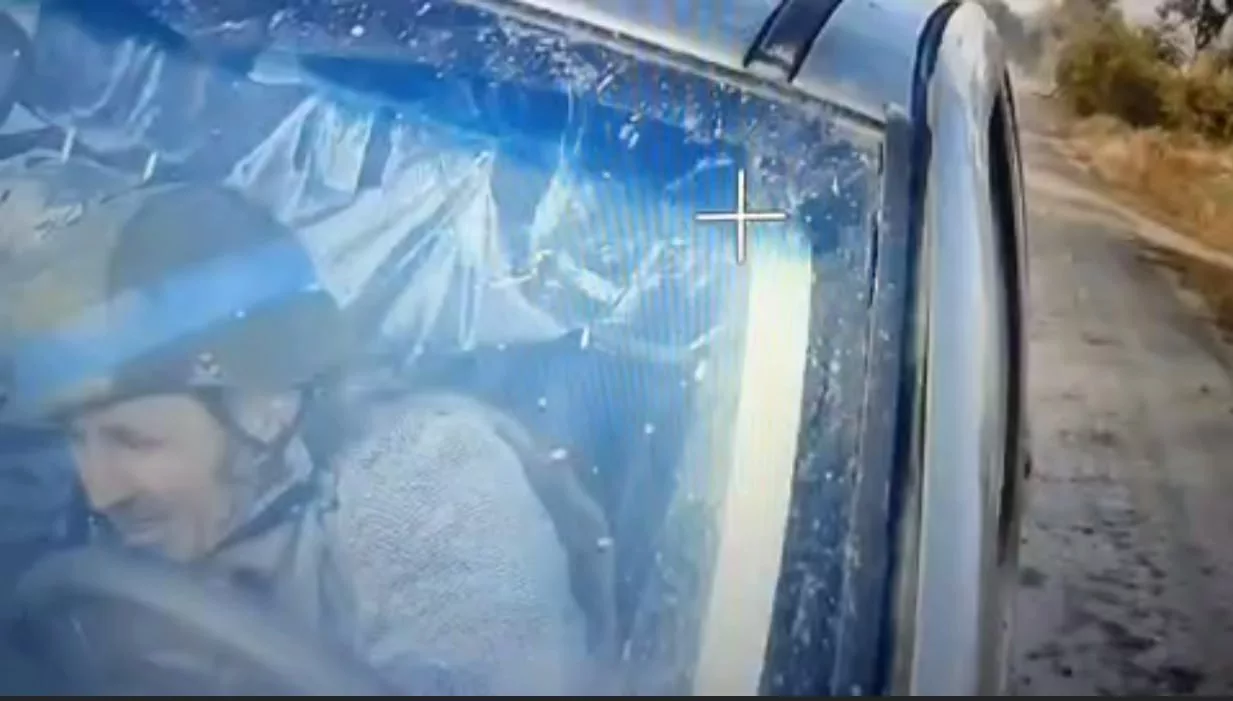 Красота момента: лицо украинского террориста за секунду до прилёта