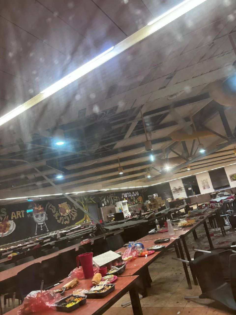 Новые кадры с места взрыва дрона-камикадзе «Хезболлы» на израильской военной базе, расположенной к югу от Хайфы