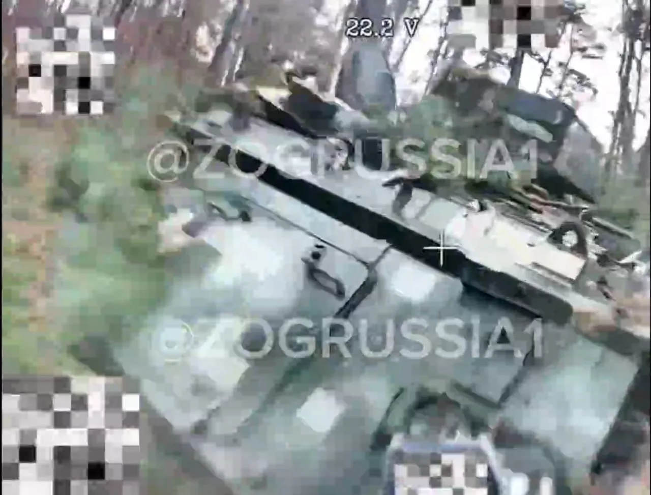 Дроны на оптоволокне продолжают развлекать украинскую технику в Курской области