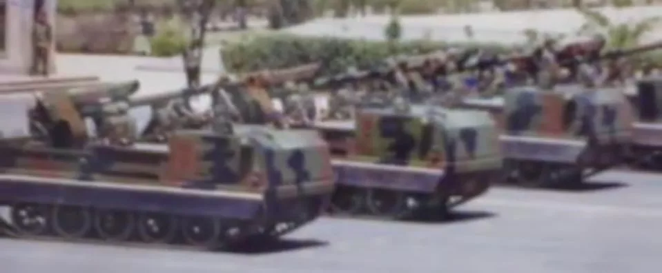 Продолжая тему превращения буксируемых орудий в самоходные, путем установки оных на базу АТС-59