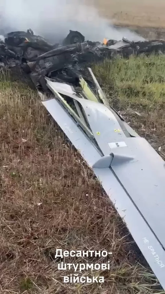 Противник сбил российский ударный БПЛА "Орион" (Иноходец) в Курской области огнем ЗРК малой дальности "Стрела-10"