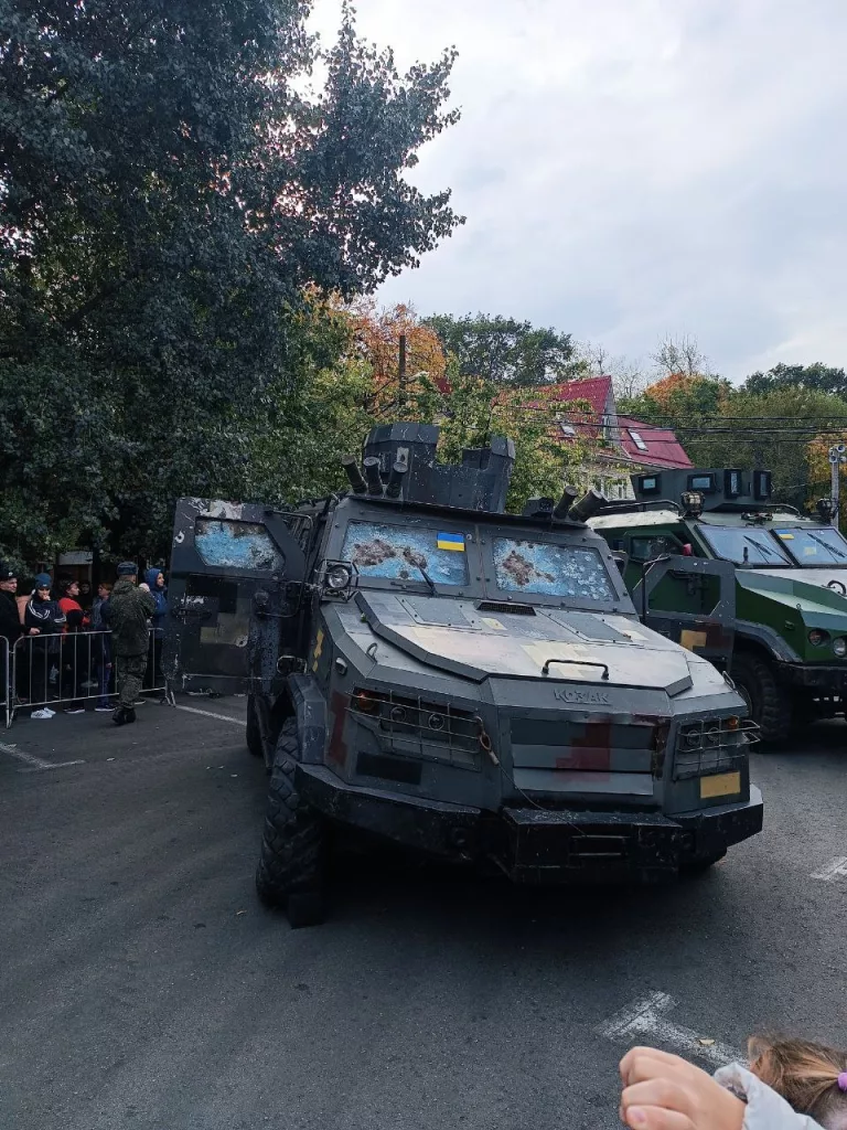 Выставка трофейной боевой техники ВСУ в Краснодаре