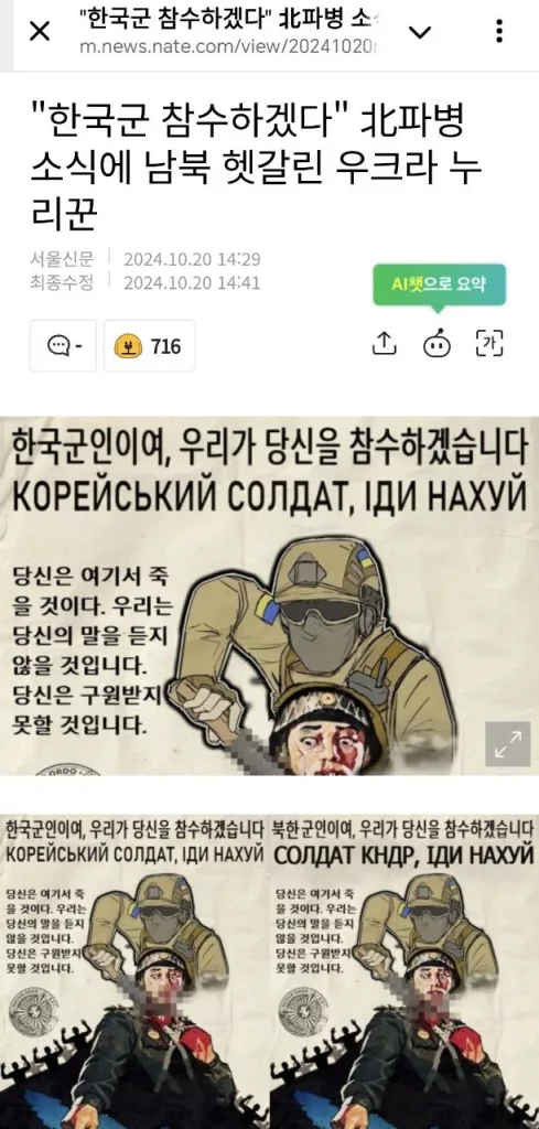 Украинские интернет-нацики устроили международный скандал, перепутав Южную и Северную Кореи