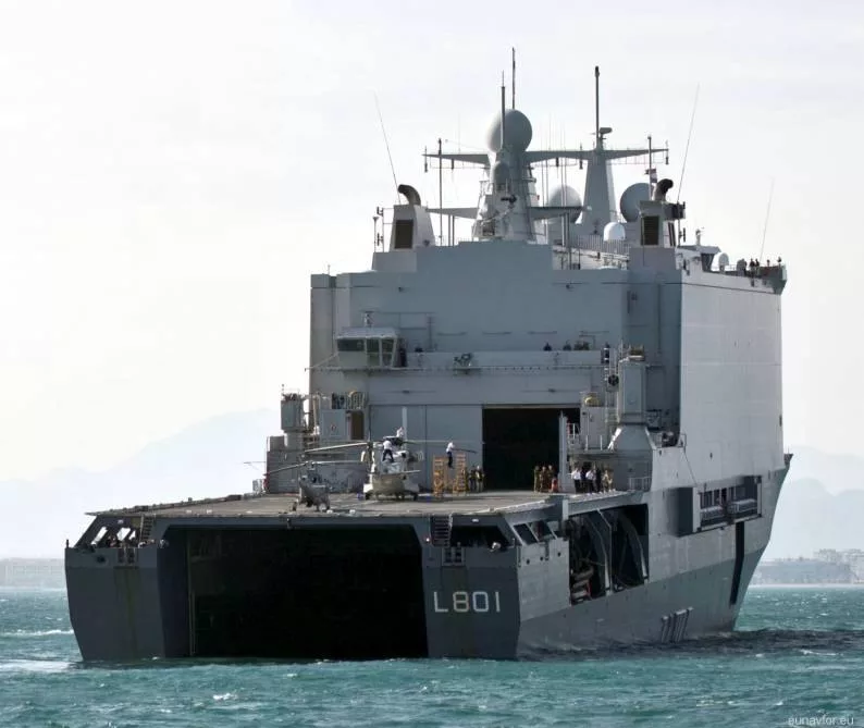 Десантно-вертолетные корабли-доки типов «Роттердам» (Rotterdam) и «Галисия» (Galicia)