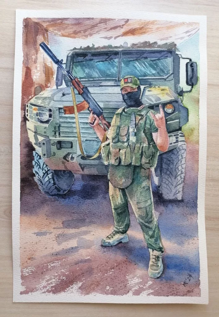 Арты и рисунки на тему СВО