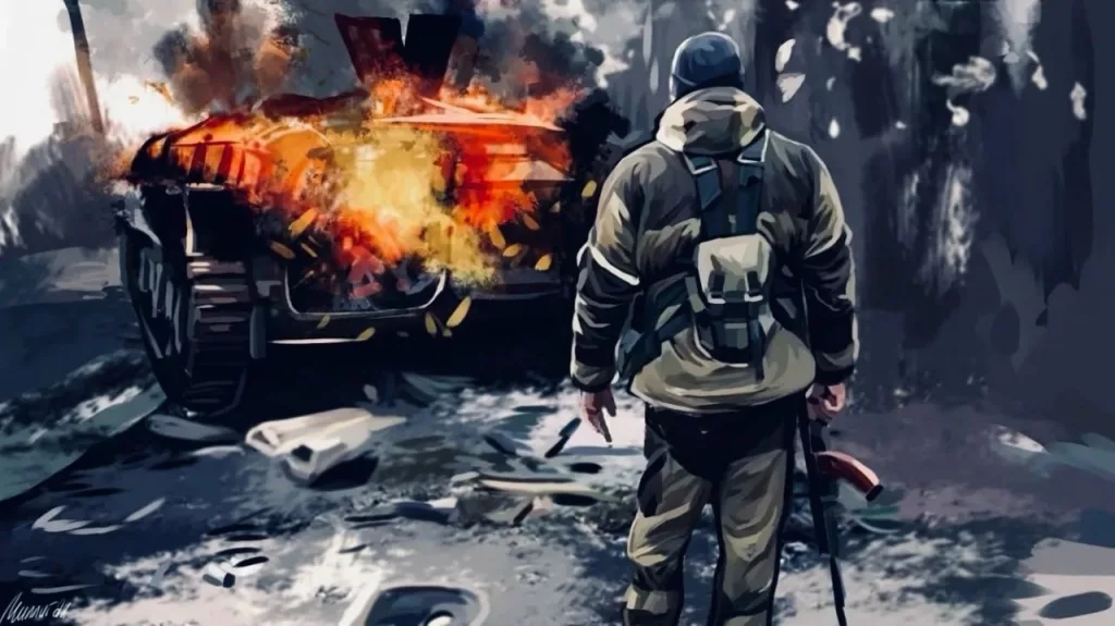 Арты и рисунки на тему СВО