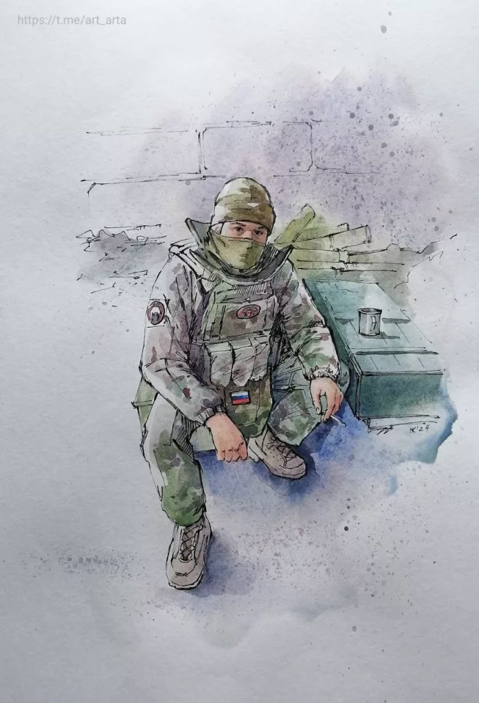 Арты и рисунки на тему СВО