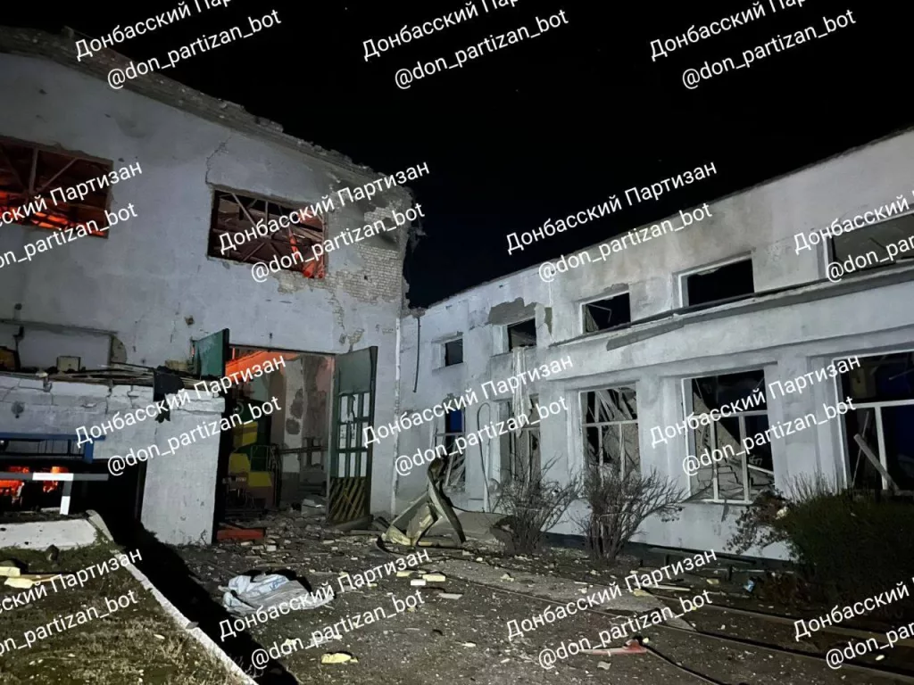 Удар по локомотивному депо в Покровске