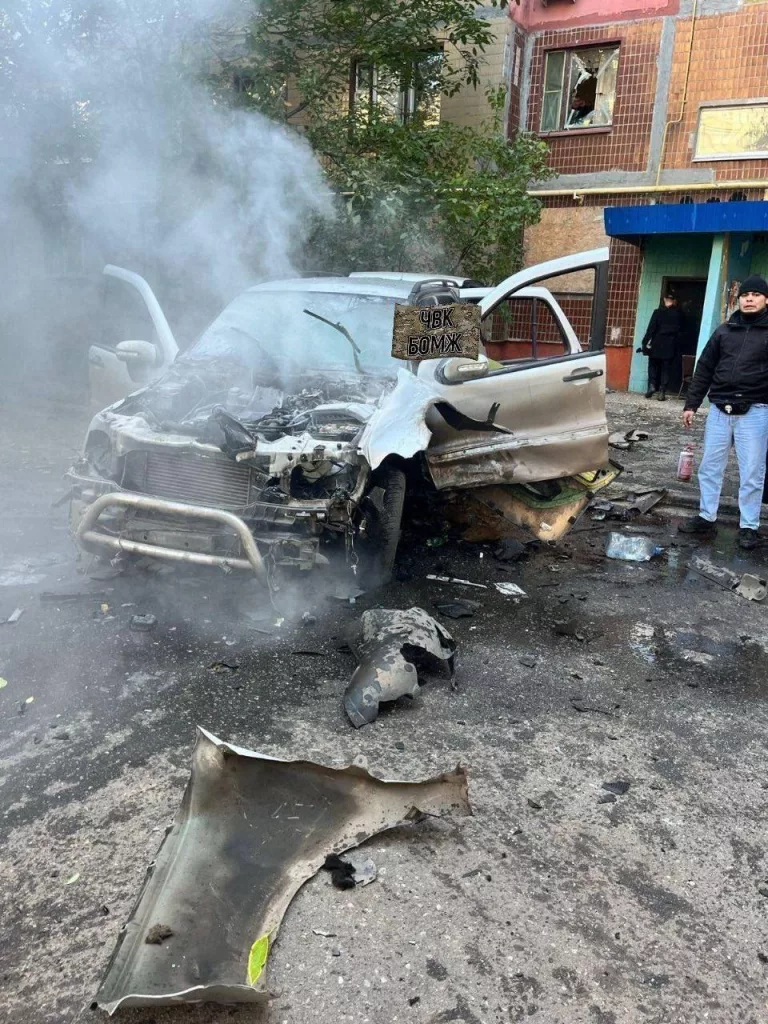 В Краматорске утром взорвали автомобиль начальника боевой подготовки одной из бригад ВСУ