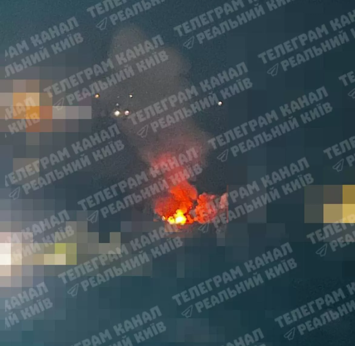 На Киев ночью шла мощная атака: гремела стрельба и взрывы, есть поражённые объекты