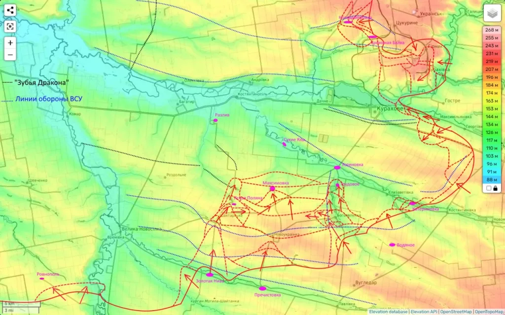 Юрий Подоляка - Кураховское направление на вечер 02.11.24 : Максимовка