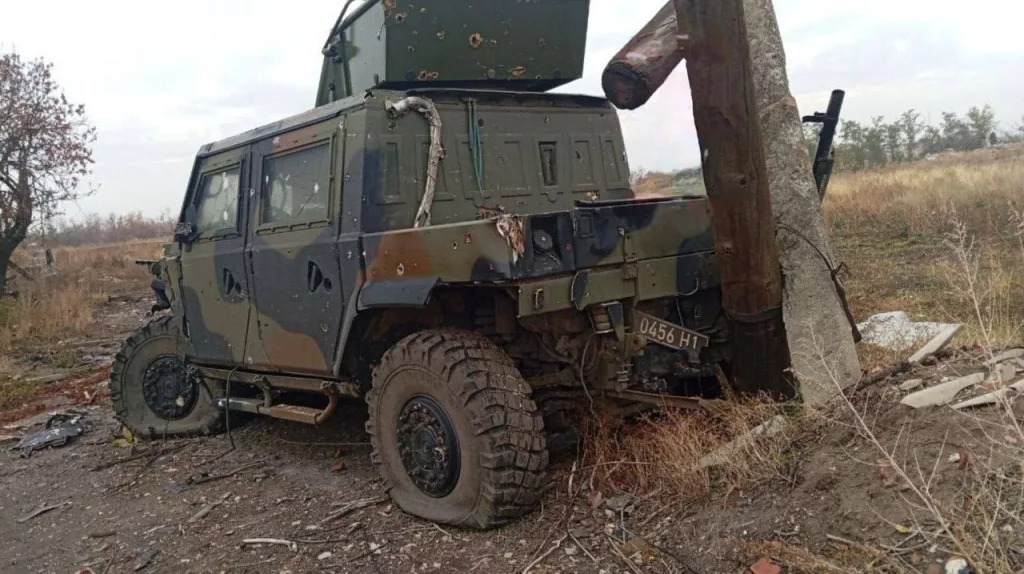 Уничтоженные HMMWV и Iveco LMV ВСУ на Кураховском  направлении, где продолжает наступление российская армия