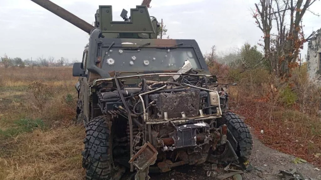Уничтоженные HMMWV и Iveco LMV ВСУ на Кураховском  направлении, где продолжает наступление российская армия