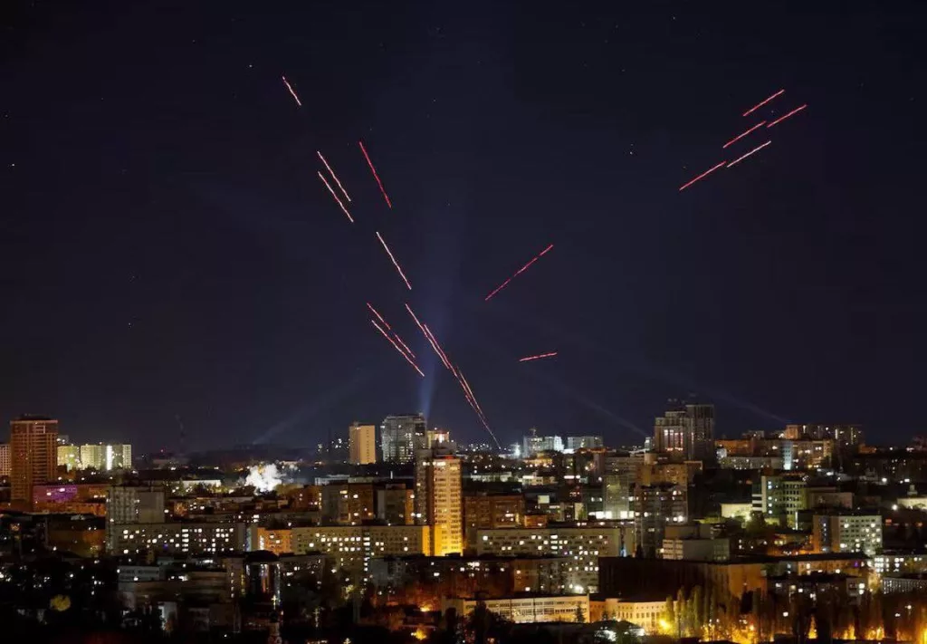 Киев прошлой ночью