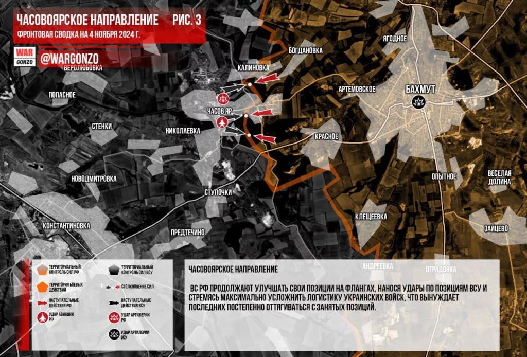 Варгонзо: Фронтовая сводка на утро 04.11.2024