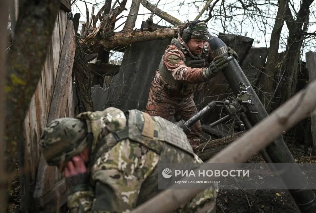 Боевая работа артиллеристов отдельного батальона специального назначения «АрБат» Добровольческого корпуса в Курском приграничье