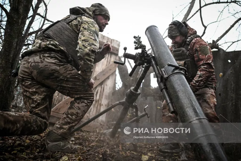 Боевая работа артиллеристов отдельного батальона специального назначения «АрБат» Добровольческого корпуса в Курском приграничье