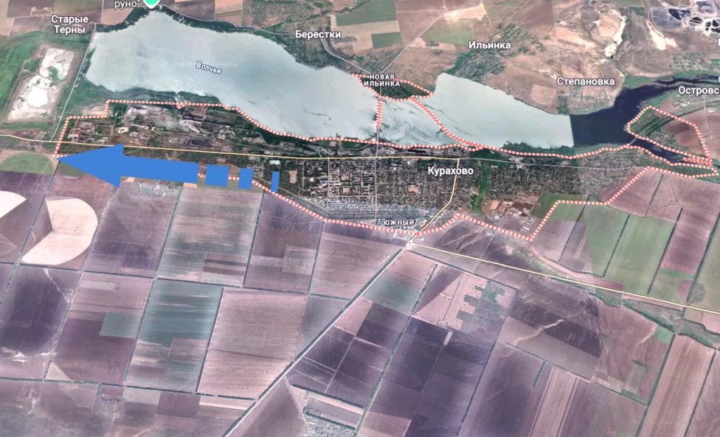 Последние 72 часа подразделения ВСУ в западной части Курахова пытаются отступать с занимаемых позиций