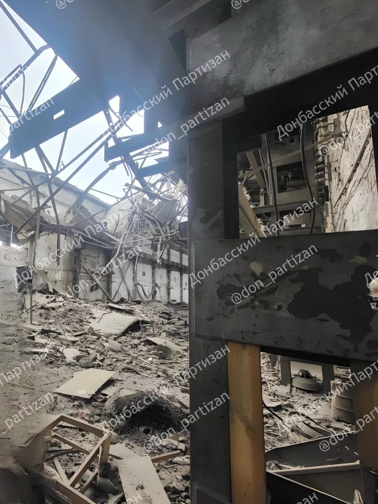 Удар по логистическому пункту противника в Константиновке