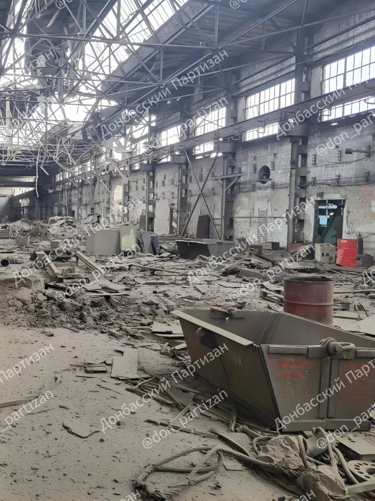 Удар по логистическому пункту противника в Константиновке