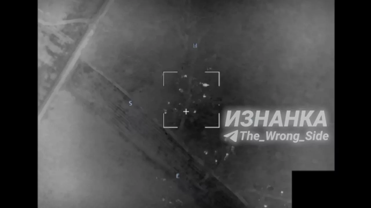 Ракетные удары по расположению техники и личного состава 82-й ОДШБр ВСУ в районе поселка Кияница Сумской области