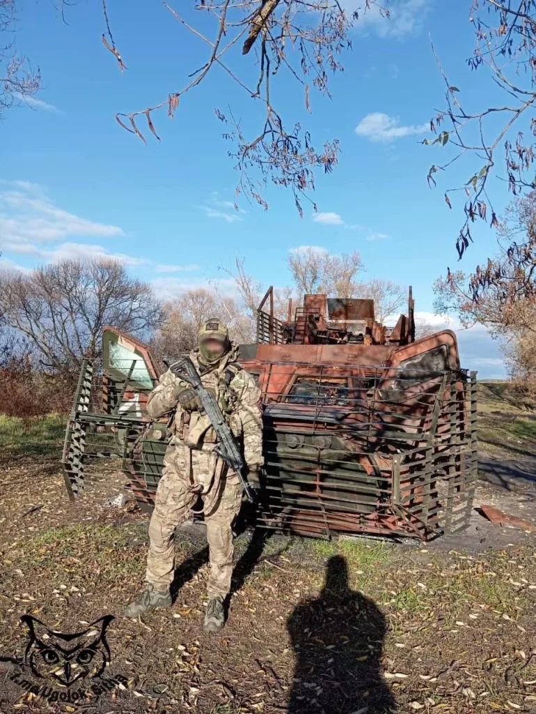 Уничтоженные украинские БТР-4Е "Буцефал" в Курском приграничье