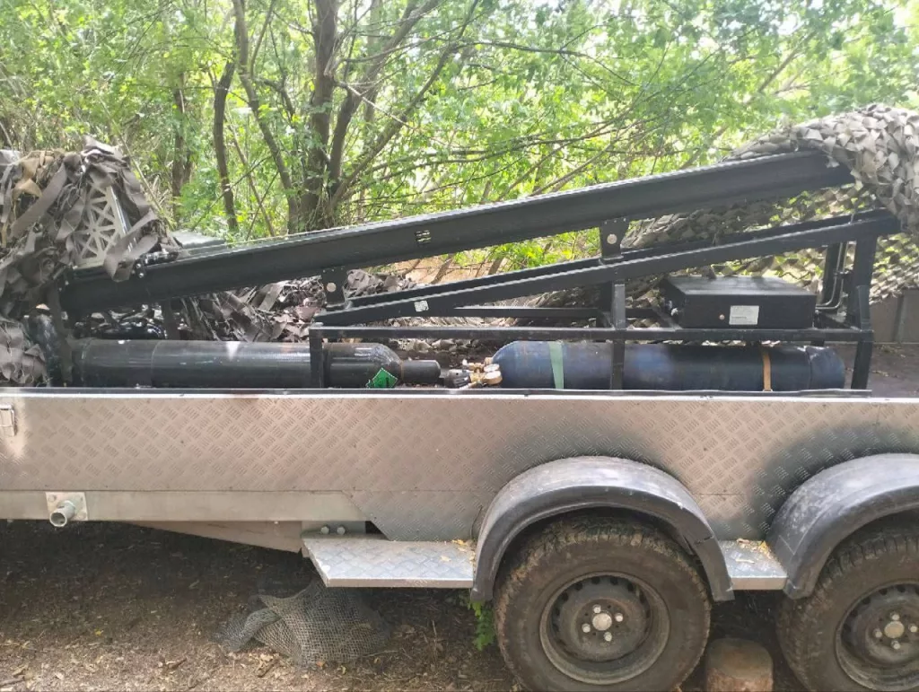 Как выглядит буксируемая пусковая установка БПЛА "Ланцет"