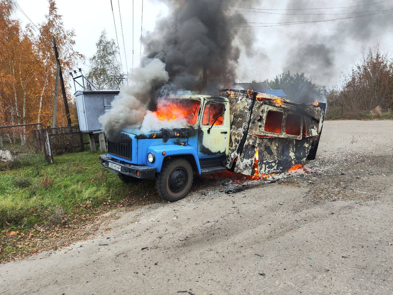 С помощью дрона противник хладнокровно и целенаправленно атаковал работников аварийной службы «Таврия-Энерго»