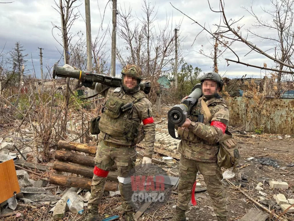 Российские разведчики затрофеили шведские гранатомёты