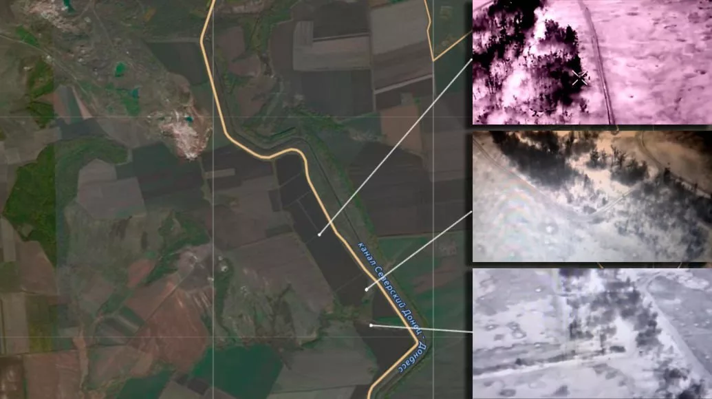Наступление русской армии в направлении Краматорска-Дружковки