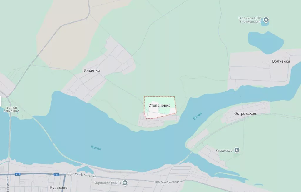 На Кураховском направлении под контроль российских войск перешел н.п.Степановка