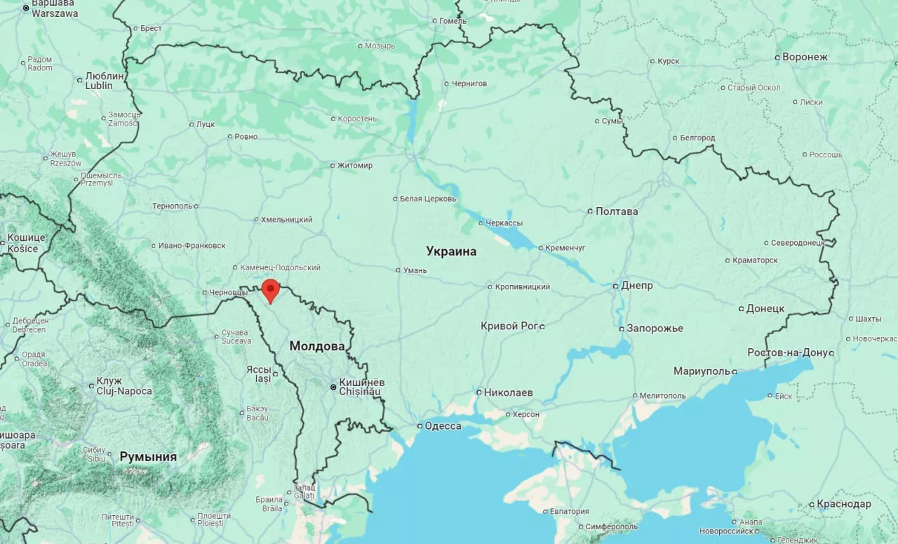 Пролет ракет Х-101 над приграничьем Молдавии во время утреннего ракетного удара по объектам на территории Украины
