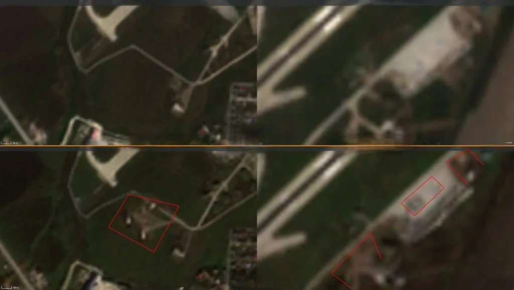 Массовое строительство железобетонных укрытий для авиации сразу на нескольких авиабазах ВКС России попало в кадр западных спутников