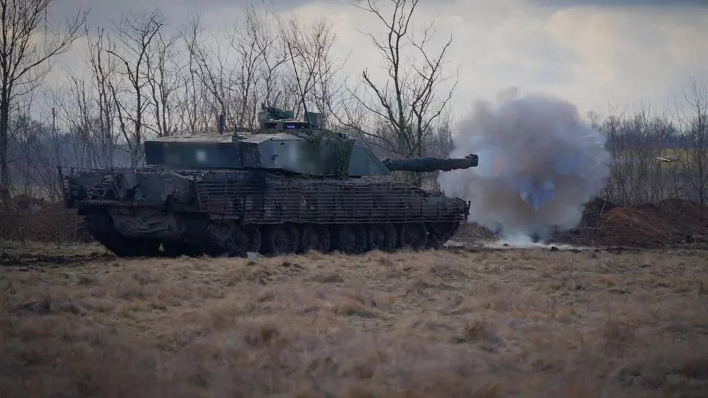 Пока ещё целый британский Challenger 2 на вооружении 82-й ОДШБр ВСУ